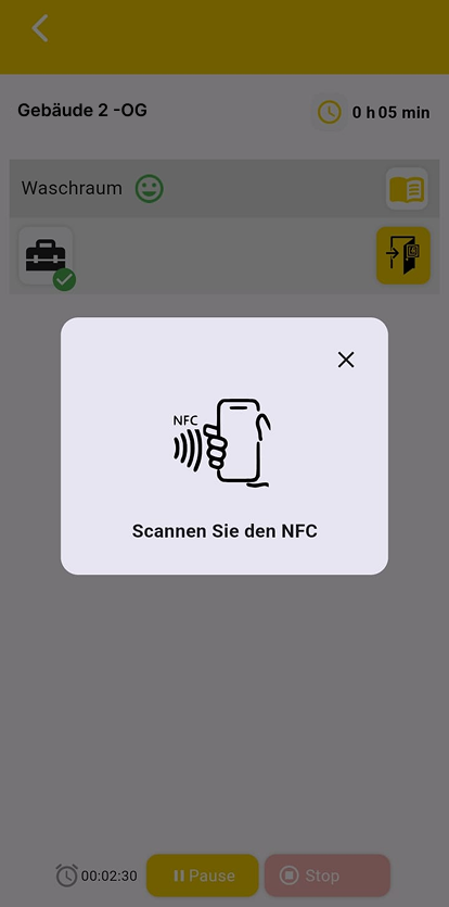 NFC Übersicht – App